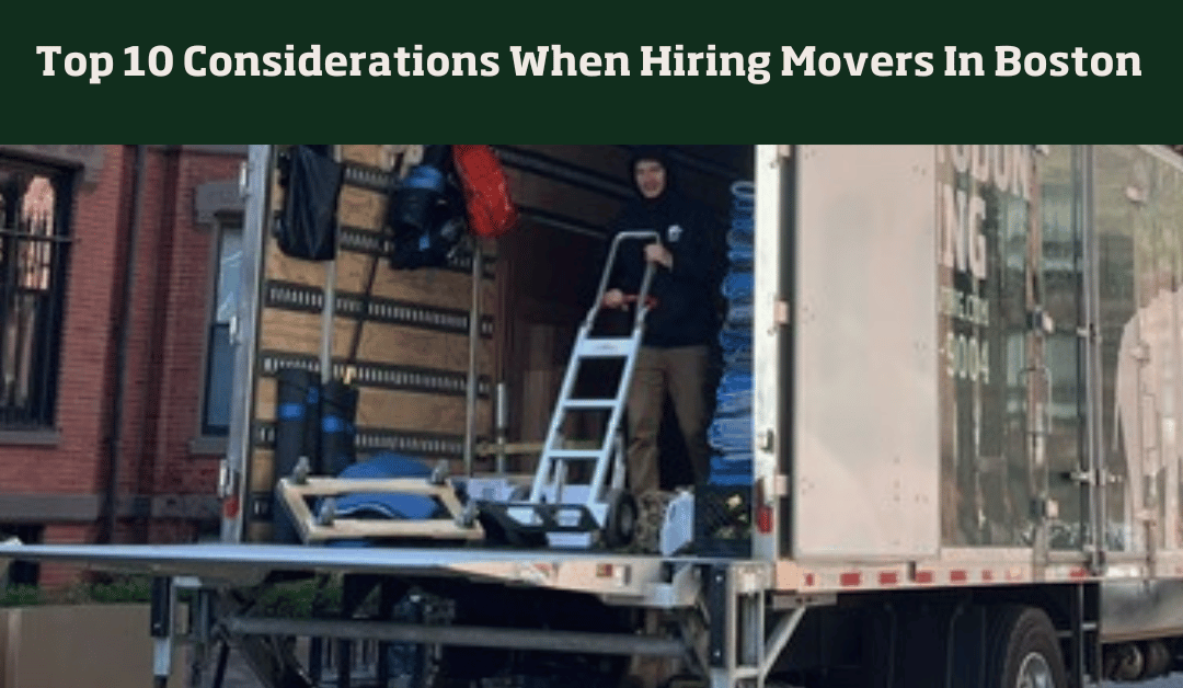 How to compare movers in Boston